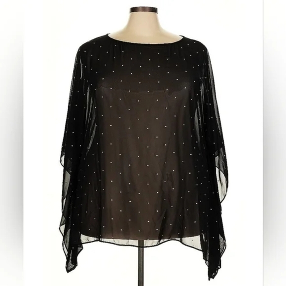 Michael Kors Sheer Studded Blouse – 3X – EUC - Picture 8 of 8